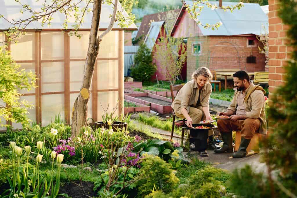 Groenblijvende Boom Kleine Tuin